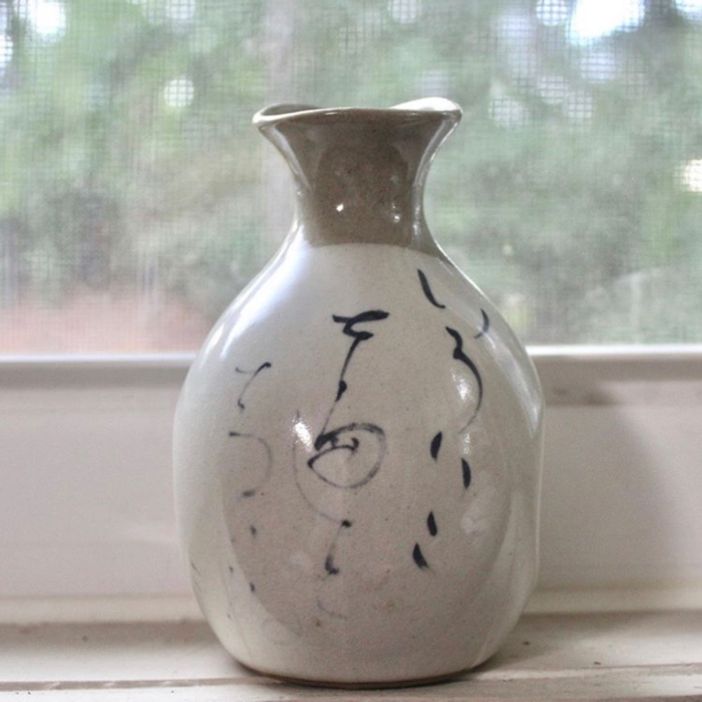Japanese-style flower bud vase, handmade in Japan